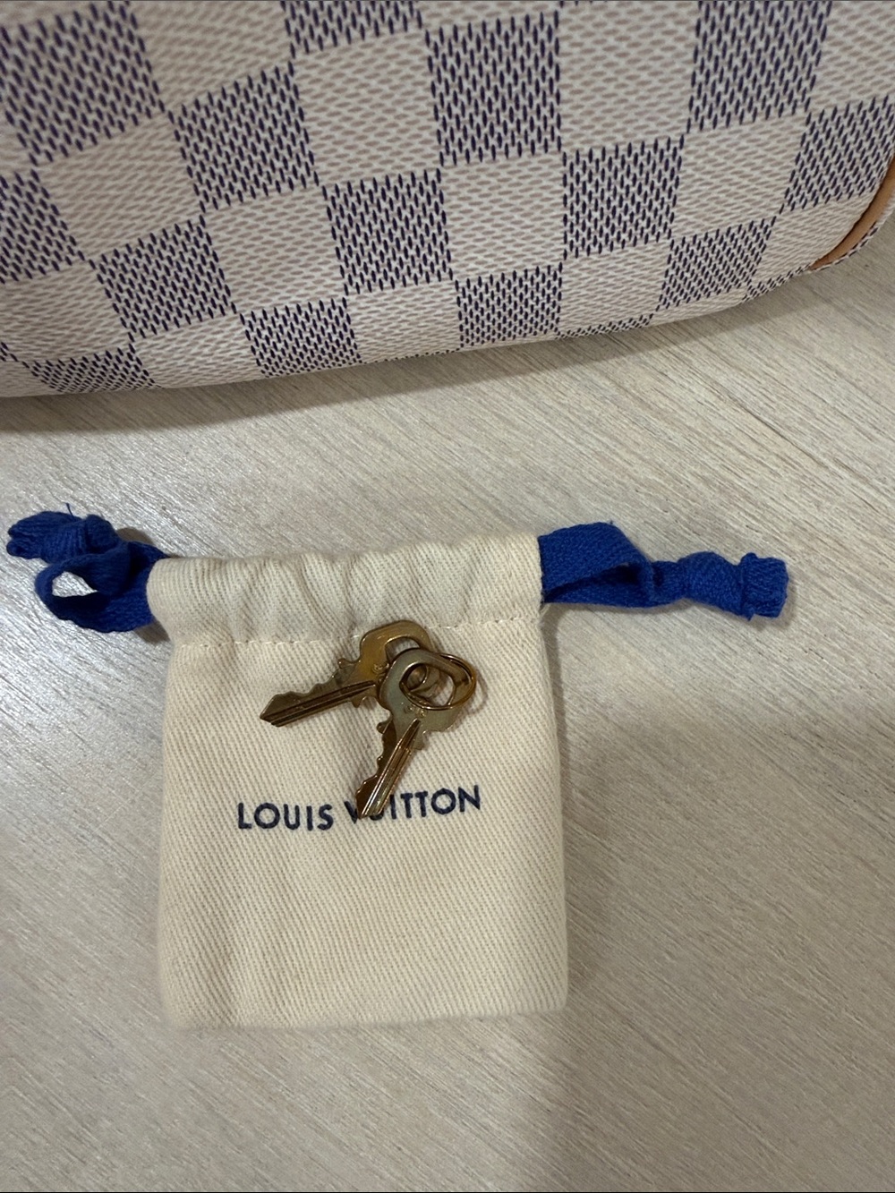 LOUIS VUITTON Damier Azur Bag Speedy 35 Like new! - Picture 9 of 11